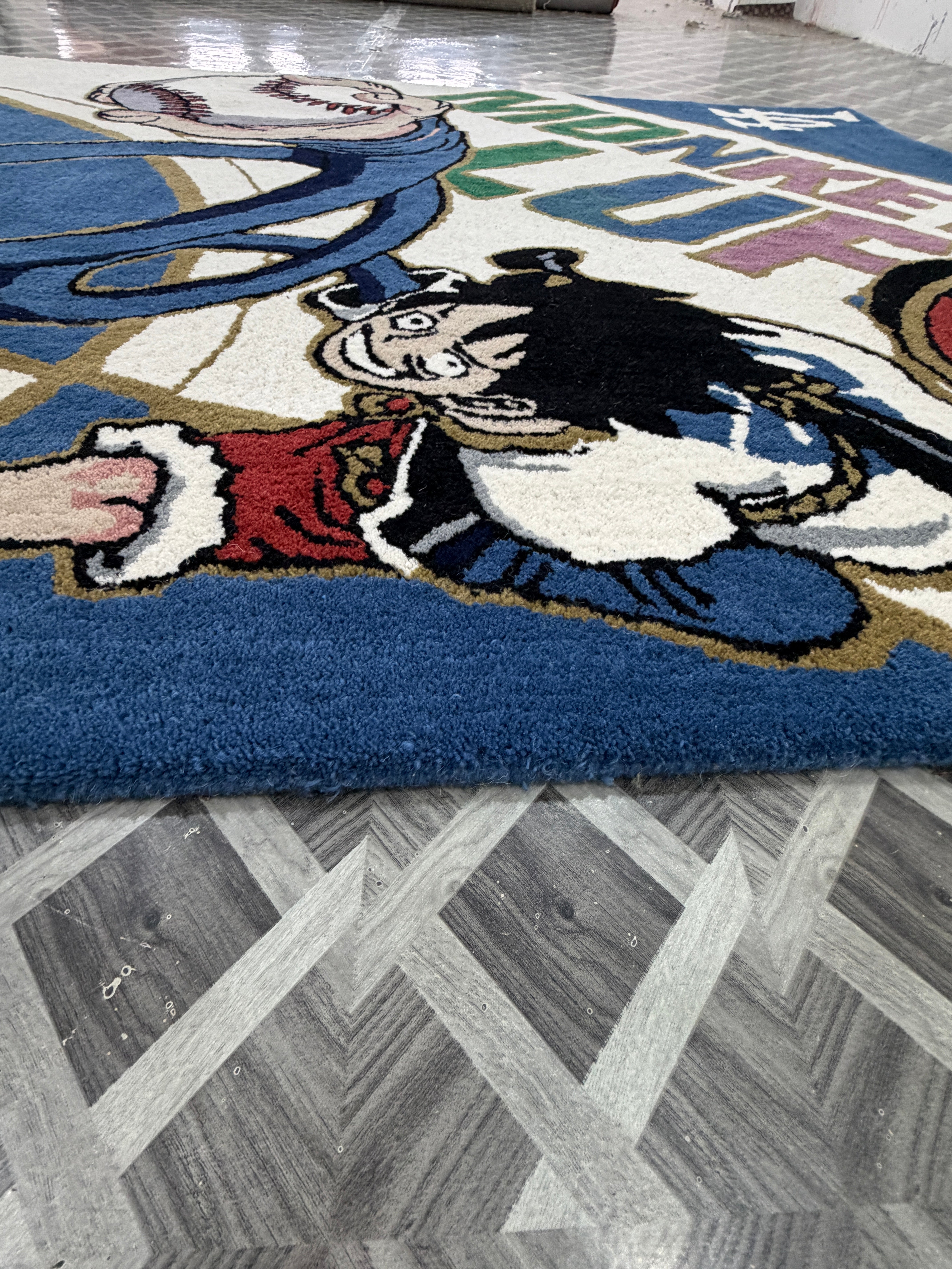 Anime One Piece Luffy Rug | Handmade Tufted Anime Carpet | Monkey D Luffy Decor | Pirate Room Rug | Manga Gift | Gaming Room Decor