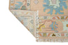 Hand-Knotted Oushak Wool Rug: Vintage Turkish Knot Area Rug