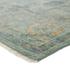 Handmade Oushak Wool Rug: Turkish Knot, Floral Design, 8x10 Area Rug