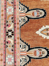 Hand-Knotted Turkish Area Rug 9x12: Boho Oriental Wool Carpet