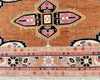 Hand-Knotted Turkish Area Rug 9x12: Boho Oriental Wool Carpet