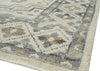 Hand-Knotted Oushak Wool Rug: Beige & Brown Turkish Knot, 8x10 Vintage Style
