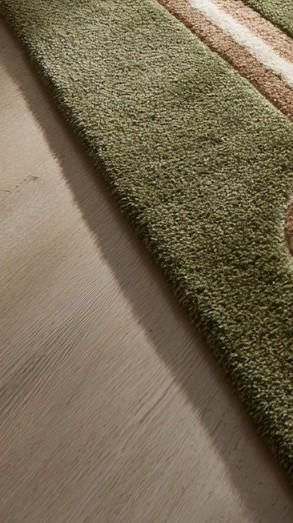 Handmade Tufted Wool Sports Rug: Kids Playroom, Green & Custom