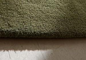 Handmade Tufted Wool Sports Rug: Kids Playroom, Green & Custom