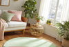 Handmade Wool Watermelon Rug: Tufted Kids Room Carpet
