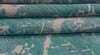 Handwoven Oushak Wool Rug: Aqua, Mustard, Boho Chic, 8x10