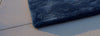 Navy Blue Wool Area Rug: Hand-Tufted Shag, Modern Accent Carpet (6x9)