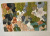 Handmade Wool Tufted Moss Rug: Nature-Inspired Forest Floor Carpet