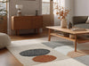 Handmade Wool Tufted Rug: Modern Geometric Design