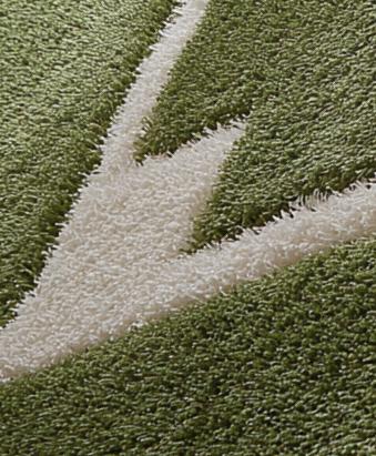 Baseball Field Wool Rug: Handmade Sports Kids Playroom Carpet