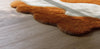 Handmade Tufted Wool Area Rug: Soft White & Brown Floral Design