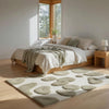 3D Pebble Design Area Rug: Plush Modern Scandinavian Decor