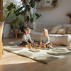 3D Pebble Design Area Rug: Plush Modern Scandinavian Decor