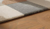 Handmade Wool Tufted Rug: Modern Geometric Design