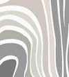 Handmade Tufted Wool Area Rug: Abstract Grey Beige Carpet