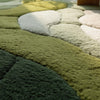 Hand-Tufted Abstract Area Rug: Modern Geometric Black & White Decor