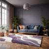 Modern Beige Plush Rug: Neutral Boho Living Room Carpet (5x8 feet)