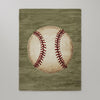 Handmade Wool Baseball Rug: Sports Nursery Decor, 8x10