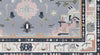 Hand-Knotted Oushak Wool Rug: Vintage Turkish Area Rug, 8x10