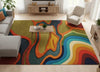 Handmade Wool Area Rug | Modern Boho Textured Carpet
