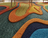 Handmade Wool Area Rug | Modern Boho Textured Carpet