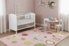 Pink Kids Rug – Owls, Birds & Floral Nursery Carpet