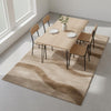 Beige Wavy Texture Area Rug – Modern Boho Home Decor