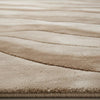 Beige Wavy Texture Area Rug – Modern Boho Home Decor