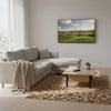Hand-Tufted Wool Area Rug – Scrolled Damask, Gold & Terracotta