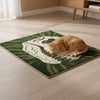 Dinosaur Skull Rug Jurassic Fossil Area Rug Handmade Tufted Statement Carpet Size 6x6 Feet .