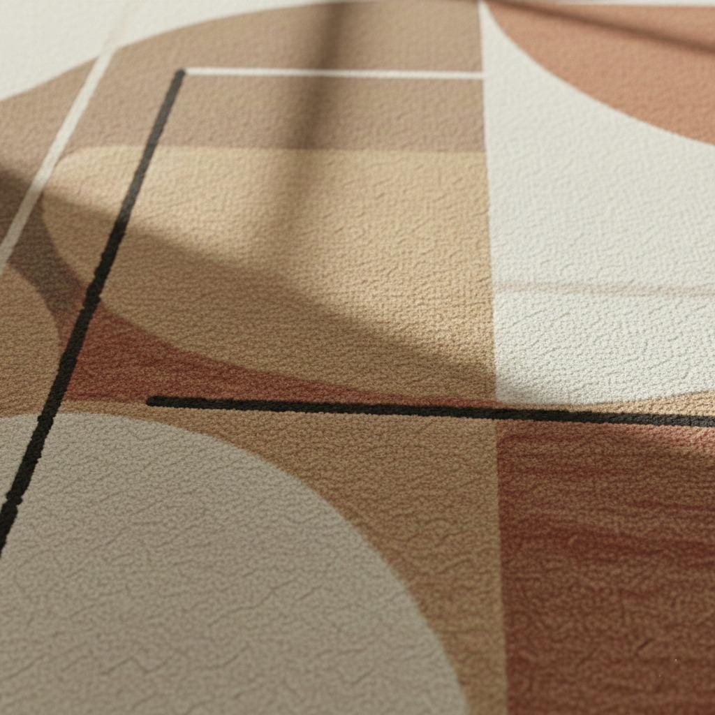 Handmade Wool Tufted Rug | Modern Abstract Design, Custom Size