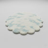 Handmade Abstract Wavy Rug, Earth Tone Tufted Wool Area Rug