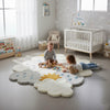 Hand Tufted Wool Cloud Rug, Rainbow Nursery Carpet