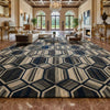 Handmade Wool Rug Natural Wool Carpet Handwoven Area ,Modern Minimal ,Living Room Bedroom Decor .