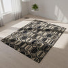 Handmade Wool Rug Natural Wool Carpet Handwoven Area ,Modern Minimal ,Living Room Bedroom Decor .