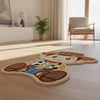 Handmade Cartoon Cowboy Wool Rug, Nursery Playroom Decor (3x4 Feet)