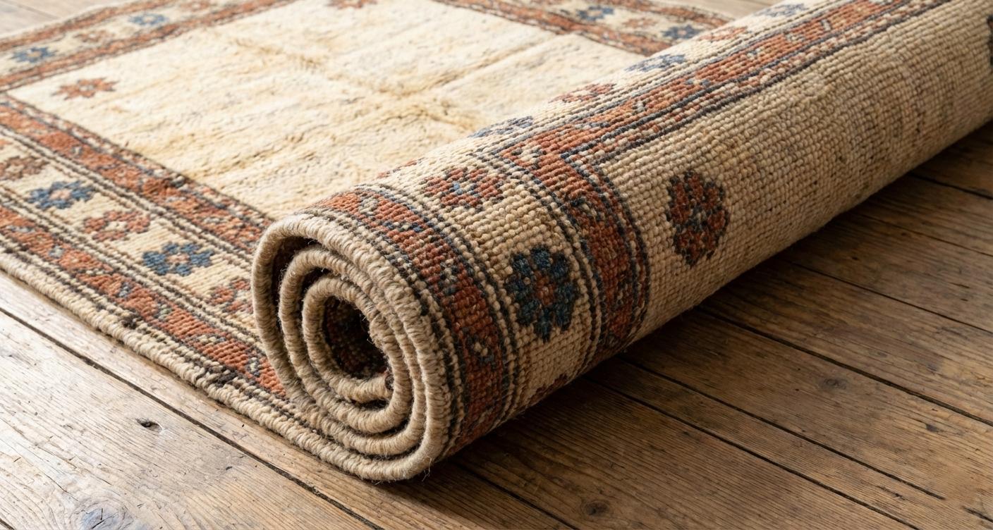 Handmade Wool Area Rug, Distressed Vintage Oriental Carpet, 8x10 ft