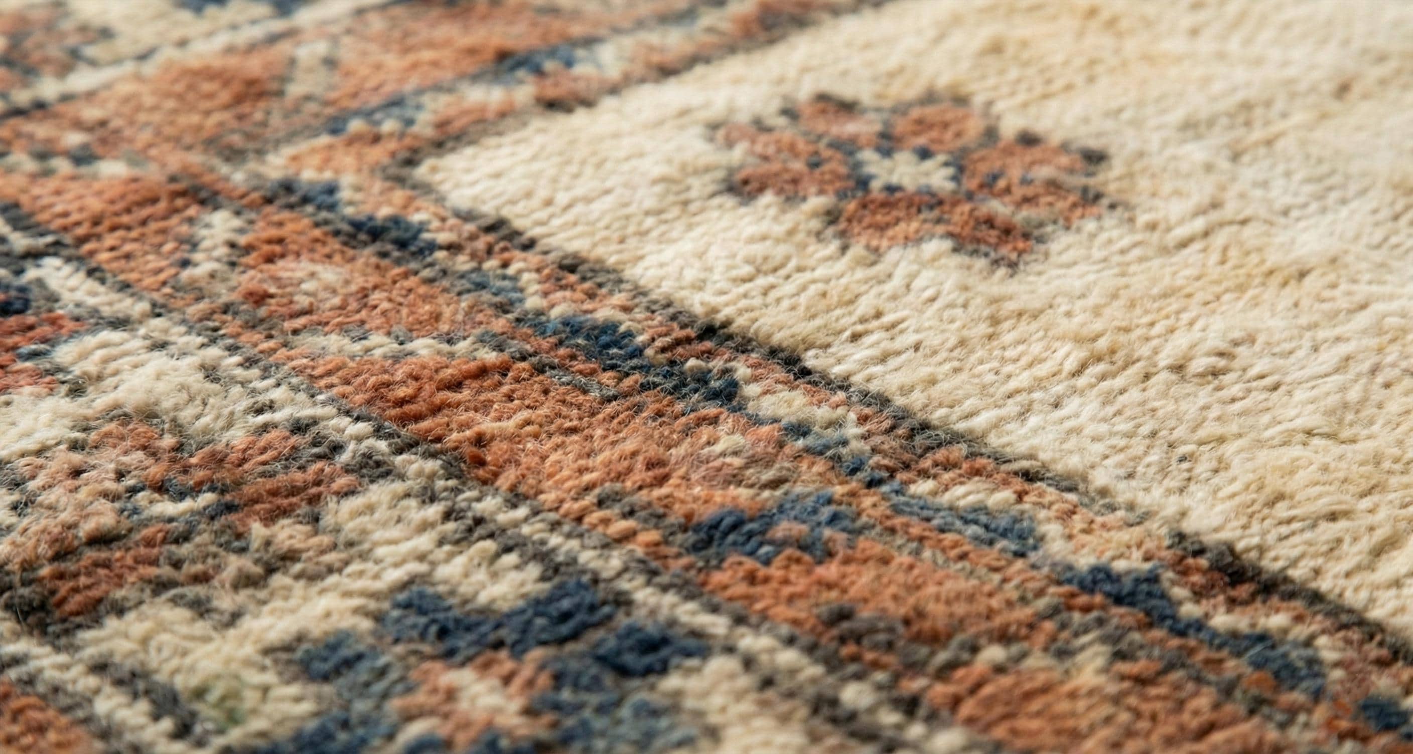 Handmade Wool Area Rug, Distressed Vintage Oriental Carpet, 8x10 ft