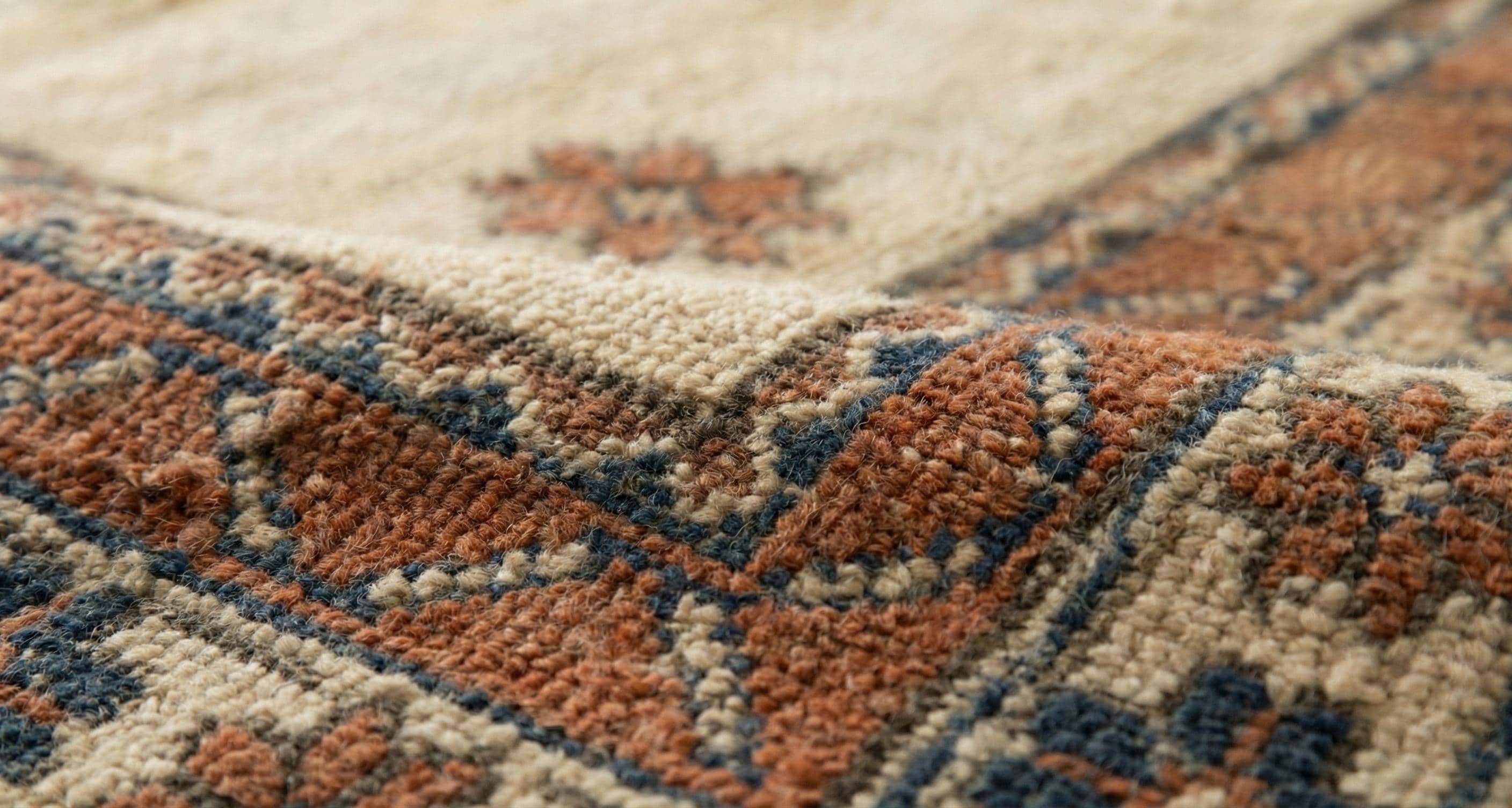 Handmade Wool Area Rug, Distressed Vintage Oriental Carpet, 8x10 ft
