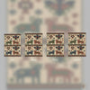 Handwoven Wool Tribal Rug, Folk Art Deer Bird Design, Boho Ethnic Decor