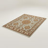 Hand-Knotted Wool Rug, Light Blue Persian Style Floral Medallion