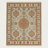 Hand-Knotted Wool Rug, Light Blue Persian Style Floral Medallion