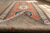 Hand-Knotted Wool Area Rug, Vintage Style Geometric Tribal Boho Carpet, 6x10 ft