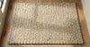 Chunky Knit Wool Rug, Cream Scandinavian Minimalist Carpet, Cozy Nursery Living Room
