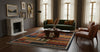 Handmade Abstract Geometric Wool Rug, Mid Century Bauhaus Style Carpet 9x12 ft