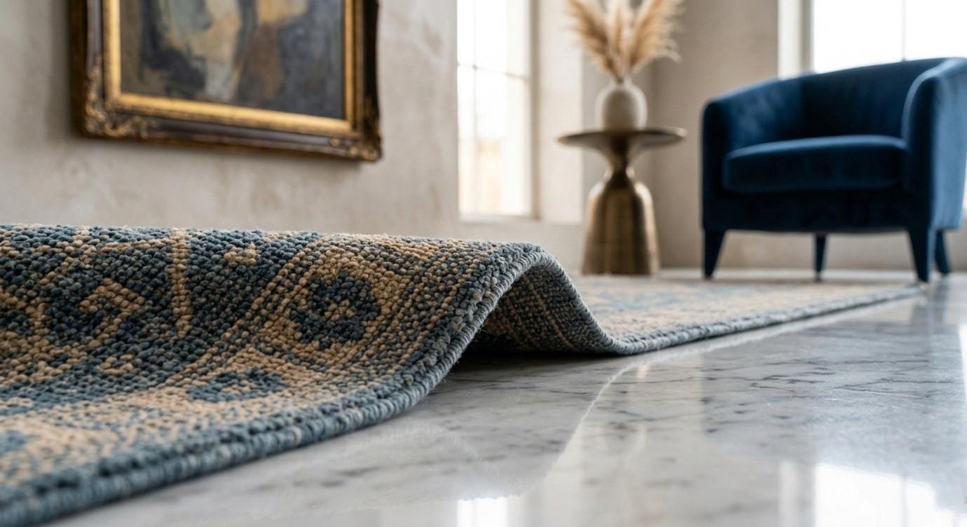 Hand-Knotted Oushak Rug, Sage Green Traditional Floral Wool Carpet