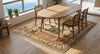 Hand-Knotted Wool Bird Rug, Vintage Oushak Tribal Carpet, Nature Inspired Boho Home