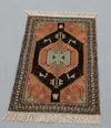 Hand-Knotted Oushak Inspired Wool Rug, Traditional Floral Living Room Carpet