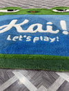 Handmade Frog Play Rug, Kids Room Carpet, Kawaii Nursery Decor