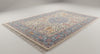 Hand-Knotted Wool Persian Animal Rug, Vintage Floral Garden Carpet